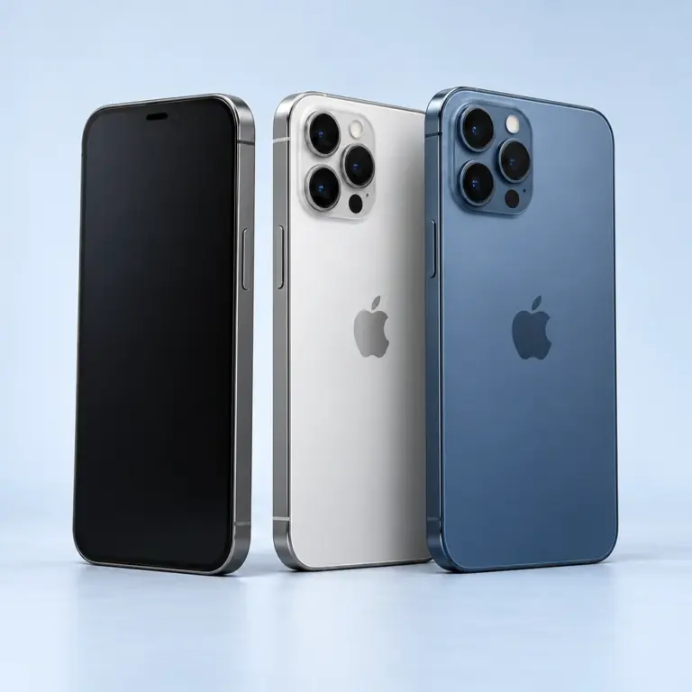 Graphite, silver, and blue iPhones for cash buyback