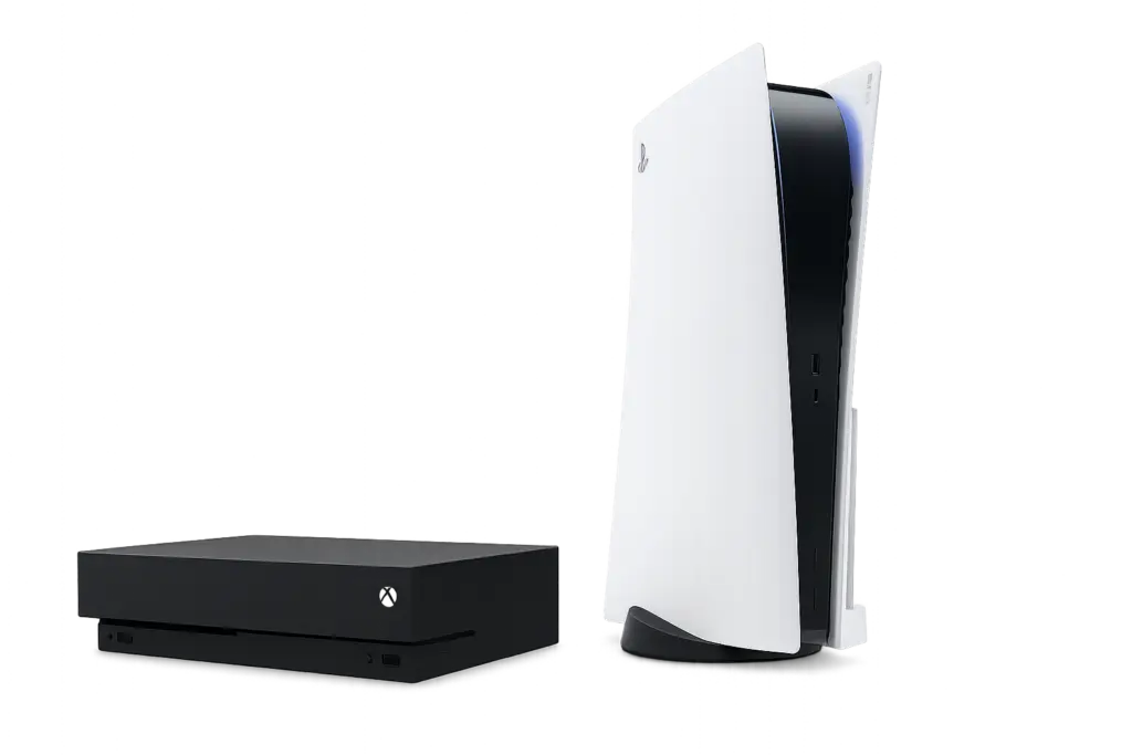 PlayStation and Xbox game consoles